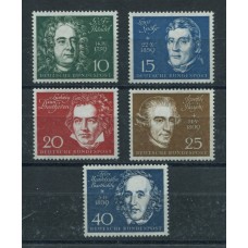 ALEMANIA OCCIDENTAL 1959 Yv 188/92 SERIE COMPLETA DE ESTAMPILLAS NUEVAS MINT 35 EUROS